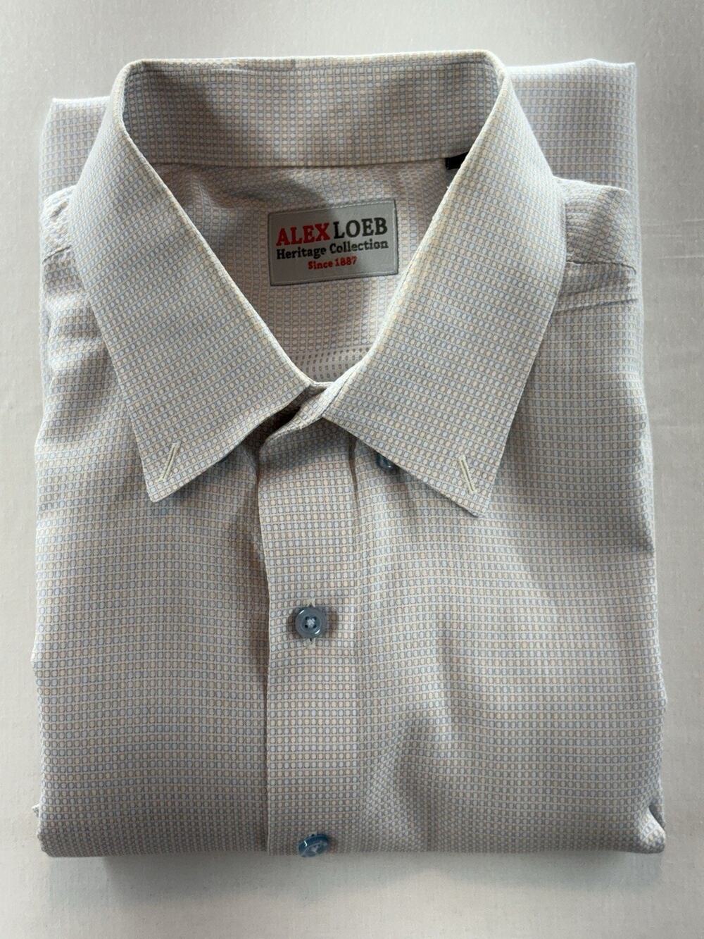 Alex Loeb Long Sleeve Button Up Shirt Xl Men’s Heritage Collection